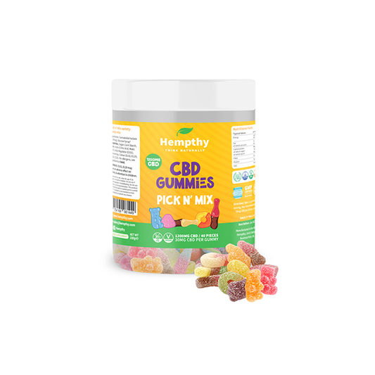 Hempthy 1200mg CBD Pick n Mix - 40 pieces